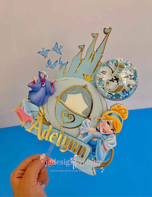 Cinderella Cake Topper