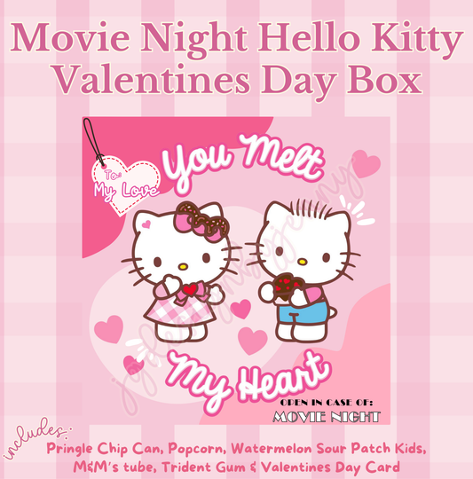 Hello Kitty Movie Night Valentines Day Box