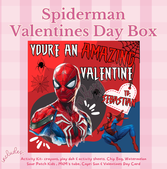 Spiderman Valentines Day Box