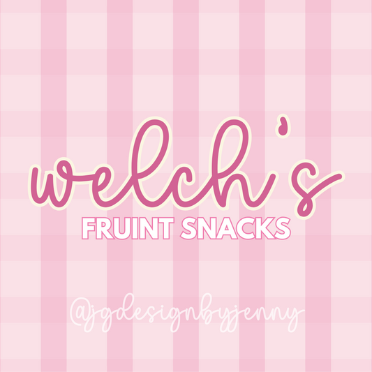 Custom Welch's Fruit Snacks