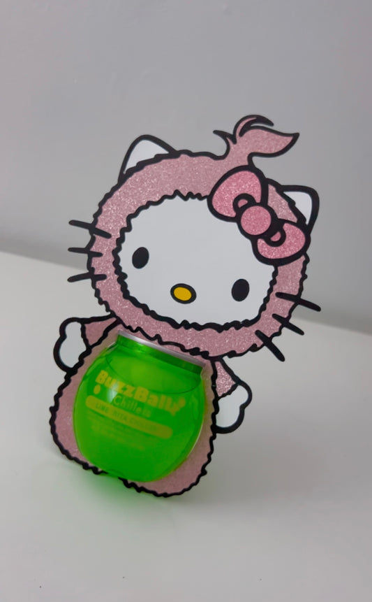 Pink Christmas Inspired HK Buzzball Holder